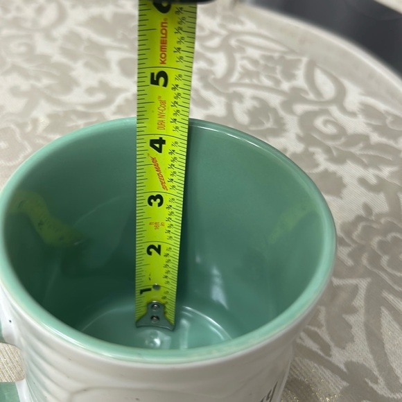 Heartland Hive Positivity Mug Coffee Cup. Green and White. - Picture 5 of 7